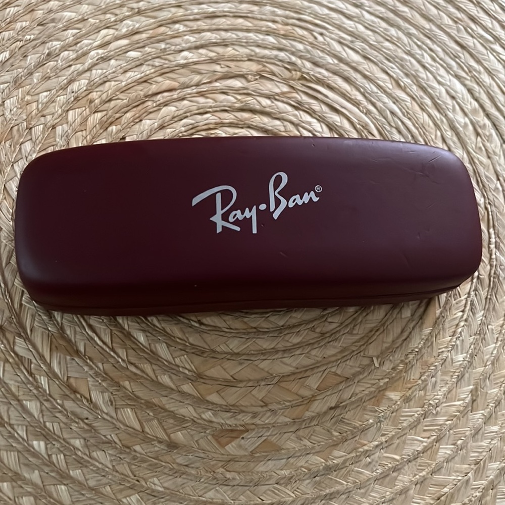 Ray-Ban Hard Cover  Burgundy Eyeglasses Case